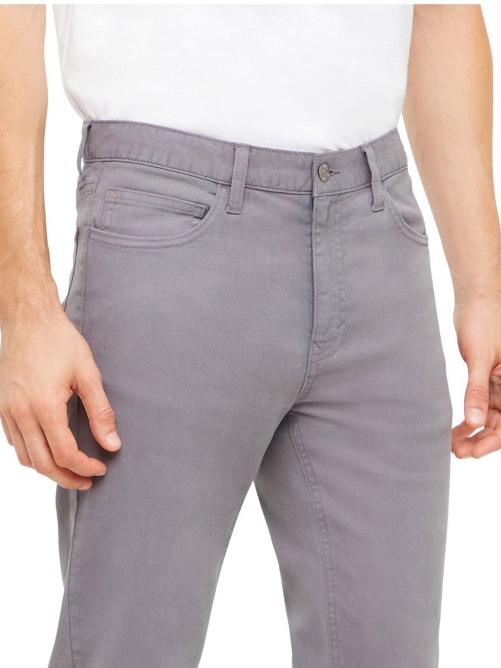 Banana Republic 5 Pocket Twill Slim Fit Gray Pants- 38x34